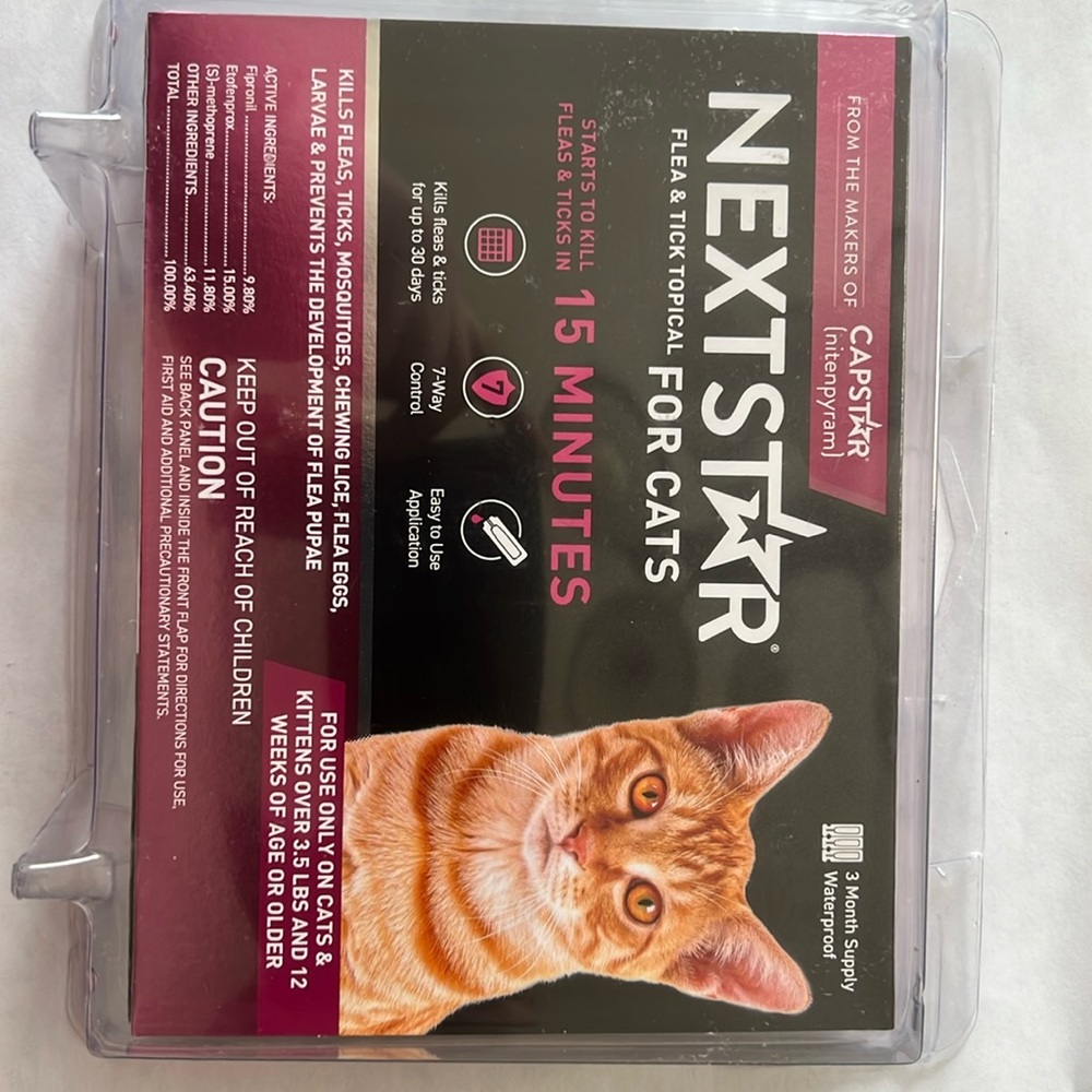 Flea & Tick Topical for Cats - Purple